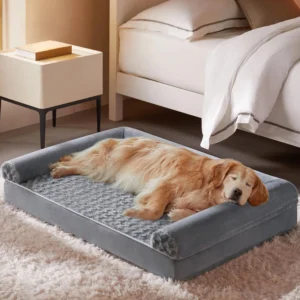 Breathable Pet Bed for Dog Orthopedic Dog Bed for Medium and Large Dogs Waterproof Couch Cat Bed with Removable Washable Cover